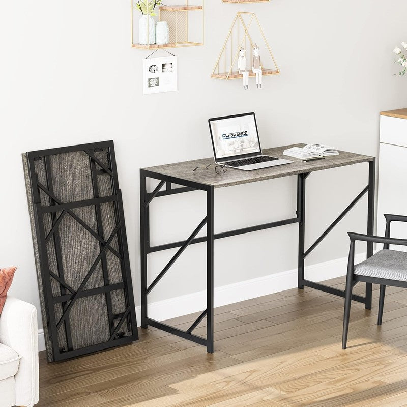 Folding Desk Writing Computer Desk Home Office Foldable Small Space1