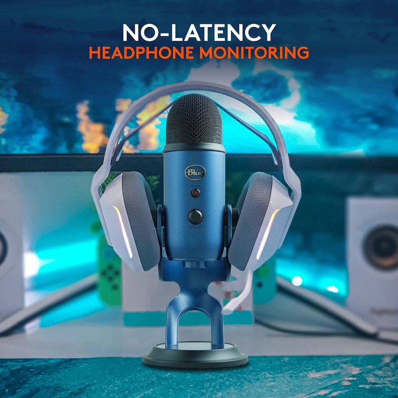 Yeti USB Microphone for Gaming Streaming Podcast YouTube Discord PC Midnight4