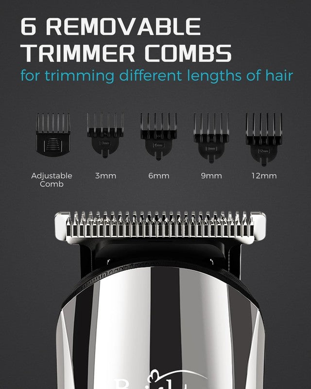 Ultimate Beard Trimmer Set - Waterproof Electric Razor & Grooming Kit for Men7