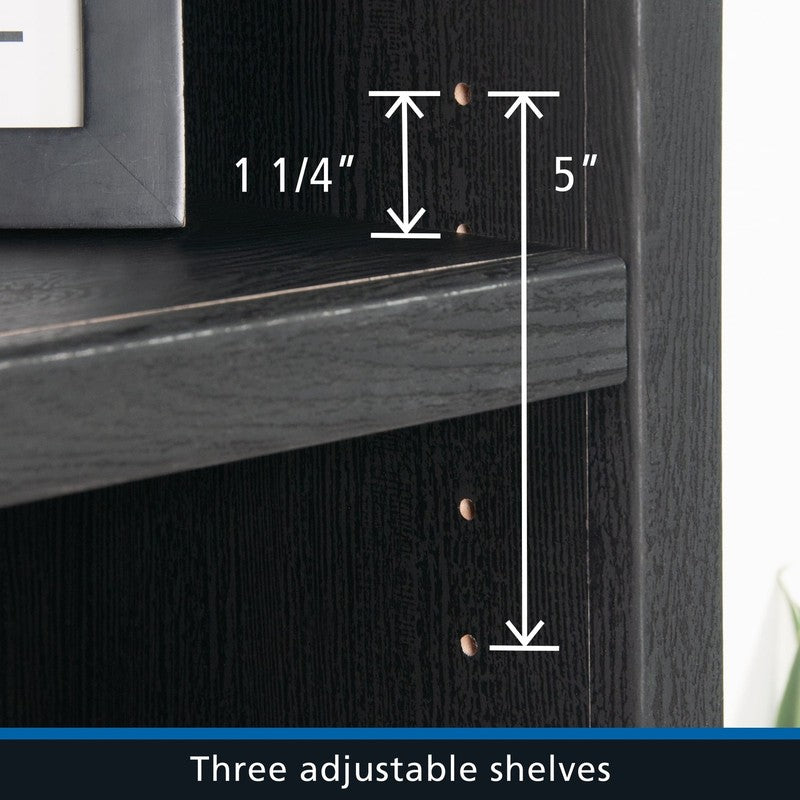 Westley 5 Shelf Bookcase, Black Finish4