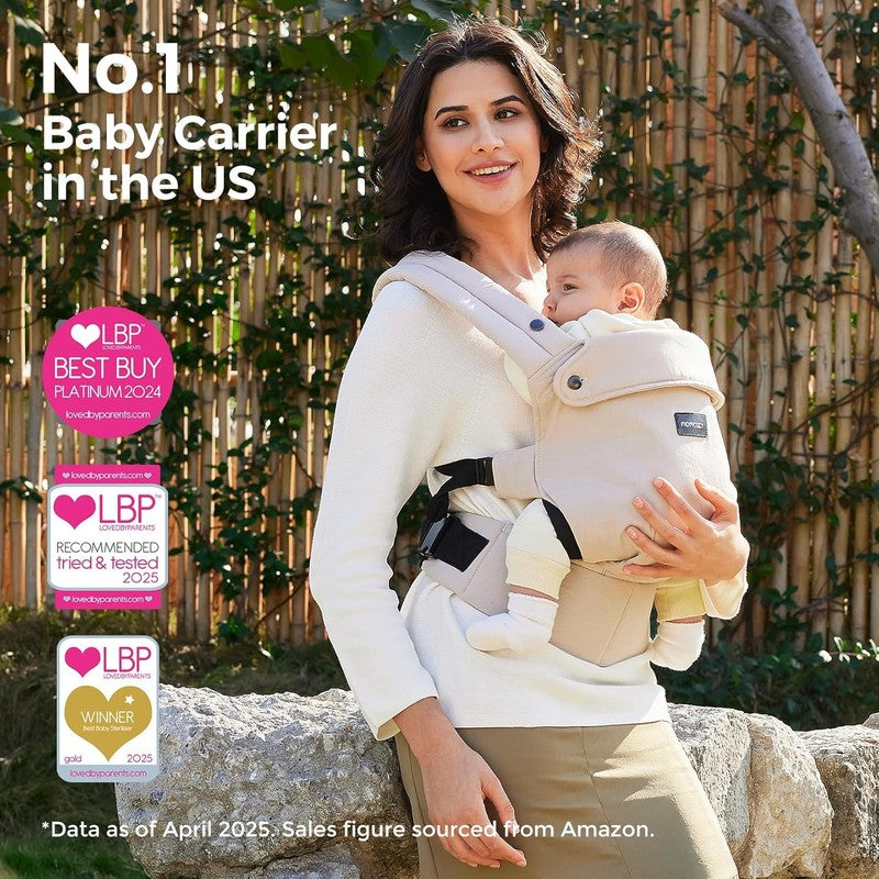 Ergonomic Baby Carrier - Lightweight, Cozy, Hands-Free with Lumbar Support6