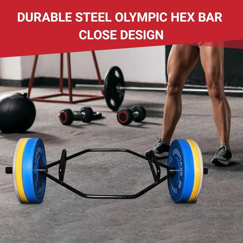 Olympic 2in Hex Trap Bar 500lb Open/Closed Rotating Sleeves Black6