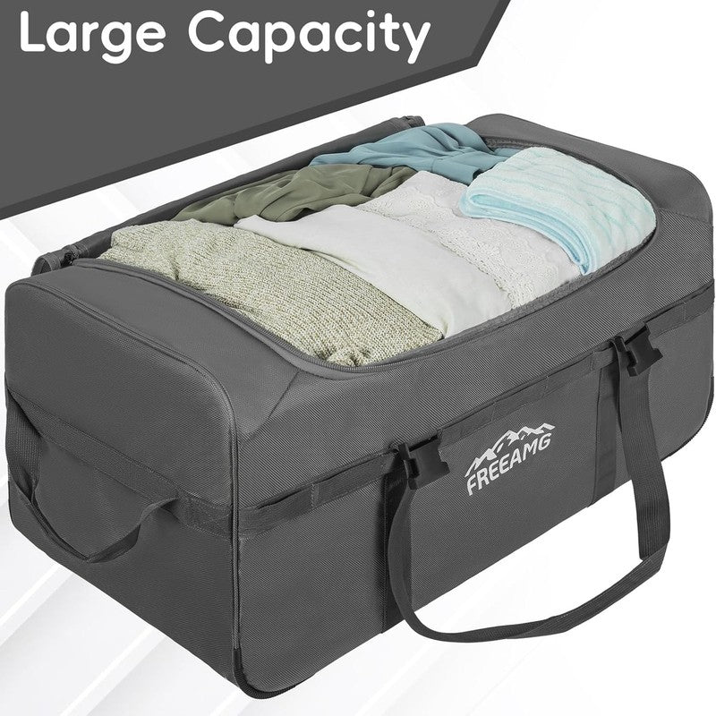 116L Foldable Rolling Duffel Bag 30" Large Travel Camping Outdoors7