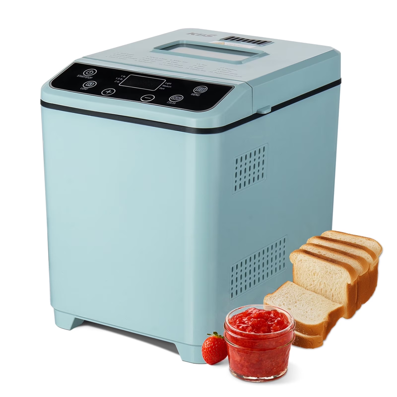 2LB 20-in-1 Bread Maker Machine Green LCD Automatic 2 Custom Menus 0709