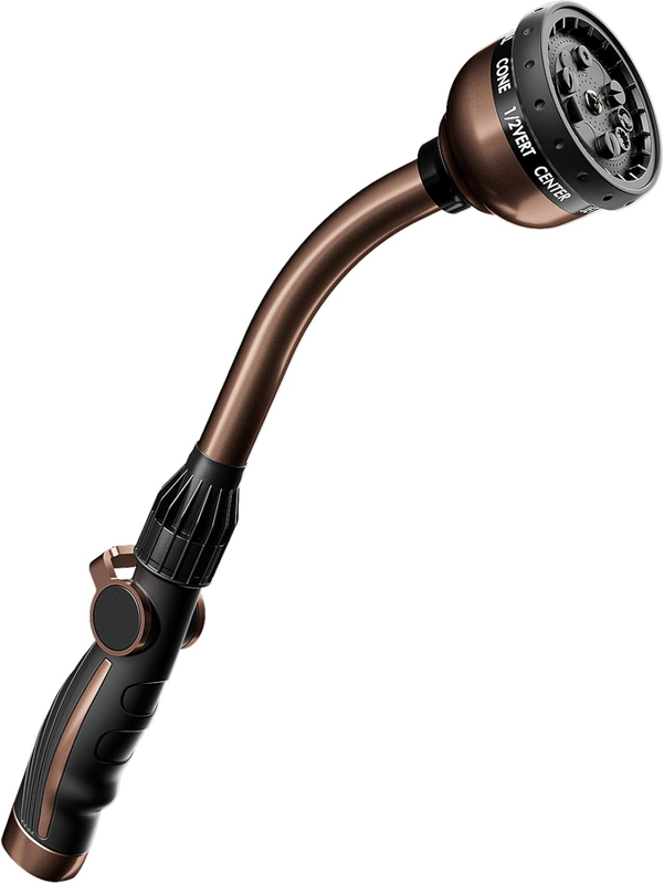 Heavy Duty 15-Inch Watering Wand with 10 Spray Patterns - Oil Rubbed Bronze9