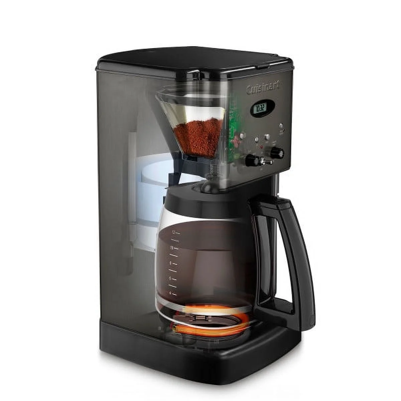 Stainless Steel 12-Cup Coffee Machine, Black2