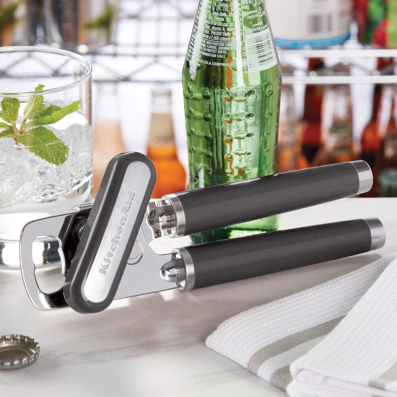 KitchenAid Classic Can Opener Bottle Opener Stainless Steel Charcoal5