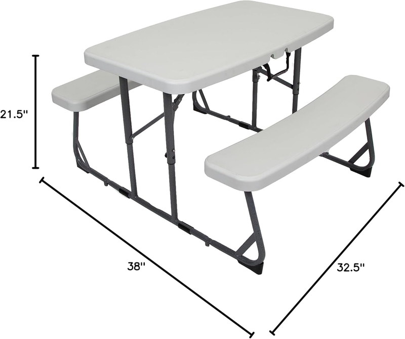 Compact Kids Picnic Table (G 940), White2