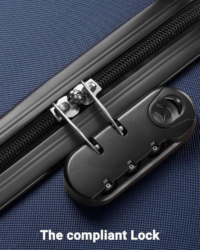 3 Piece Luggage Sets Travel Suitcase Set with 7PCS Organizer Bags, Navy Blue9