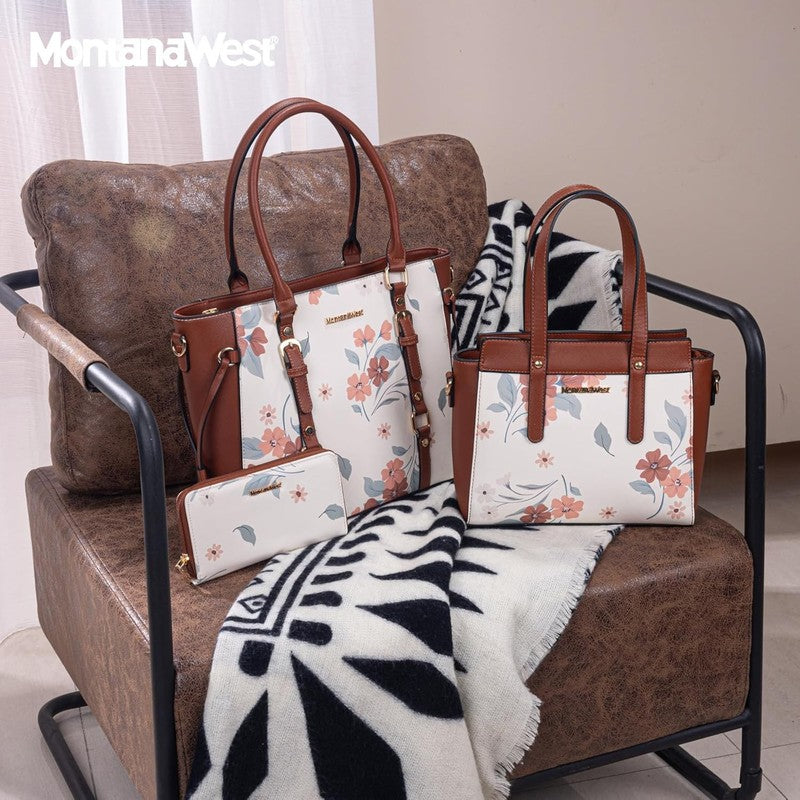 3PCS Purses for Women Tote Bag and Wallet Set Shoulder Satchel Handbags6