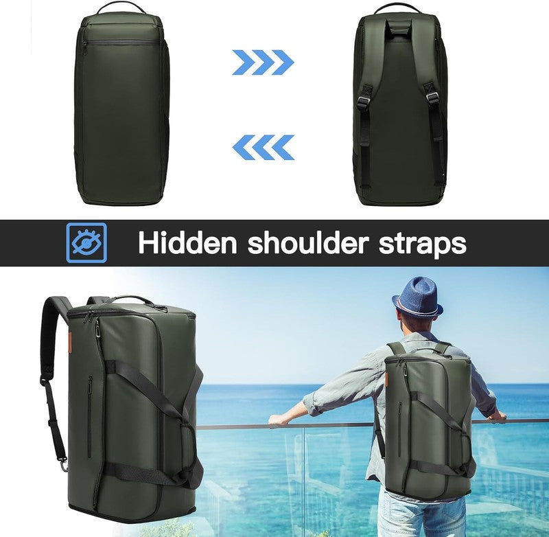 45L Garment Duffle Bag 3in1 Hanging Suit Travel Carry On Strap4