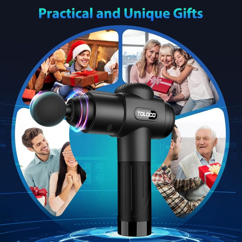 Deep Tissue Massage for Pain Relief, 10 Heads, Silent Motor, Perfect Gift7