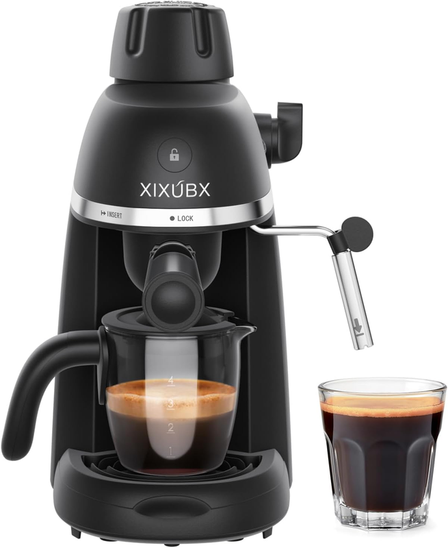 3.5 Bar Espresso & Cappuccino Machine 800W Black Compact9