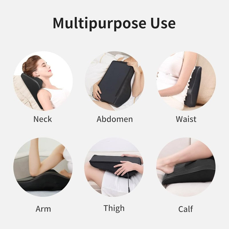 Back Massager with Heat, 3D Kneading Massage Pillow for Back, Neck, Shoulder, Le5