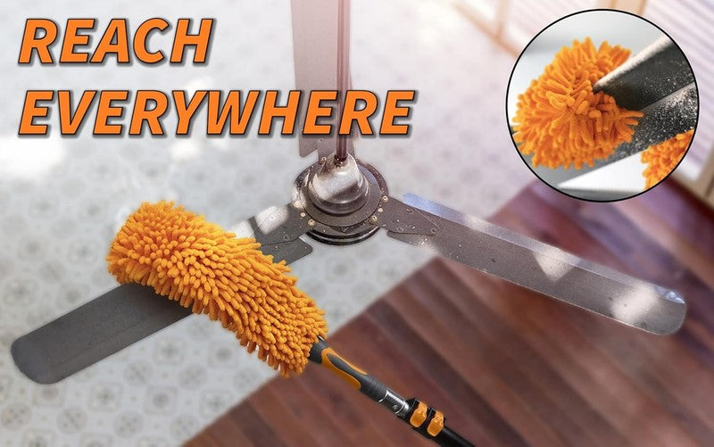 20ft High Reach Duster Kit with Telescopic Pole for Dusting & Cleaning5