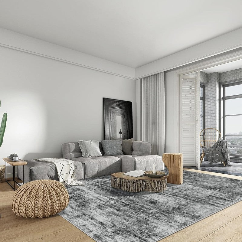 8X10 Area Rugs Washable Rug: Modern Abstract Living Room Rug Soft Anti-Skid Thin3