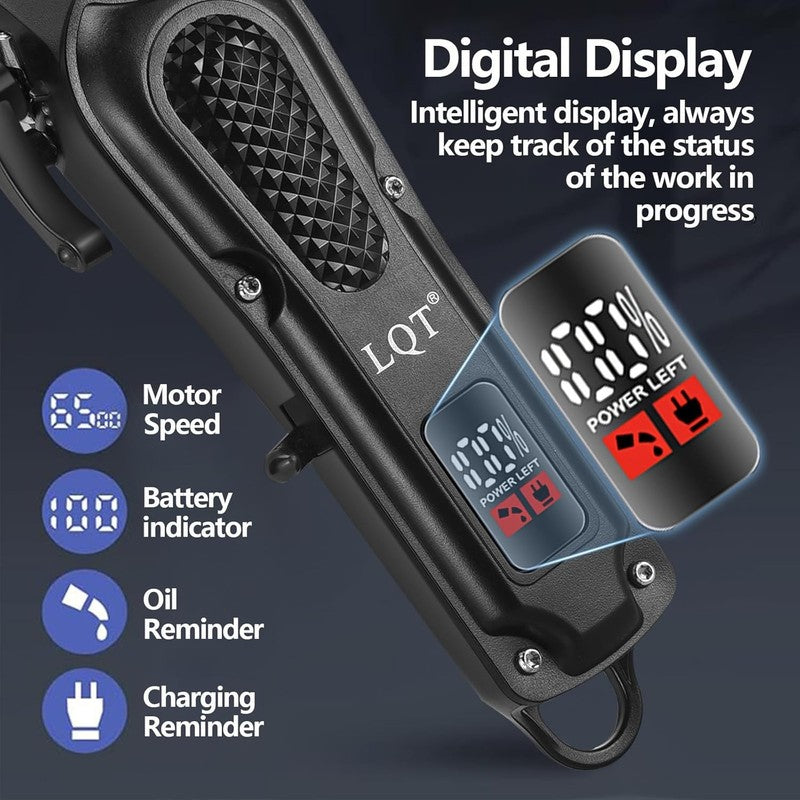 Men’s Professional Hair Clippers | Cordless & Corded Barber Grooming Trimmer3