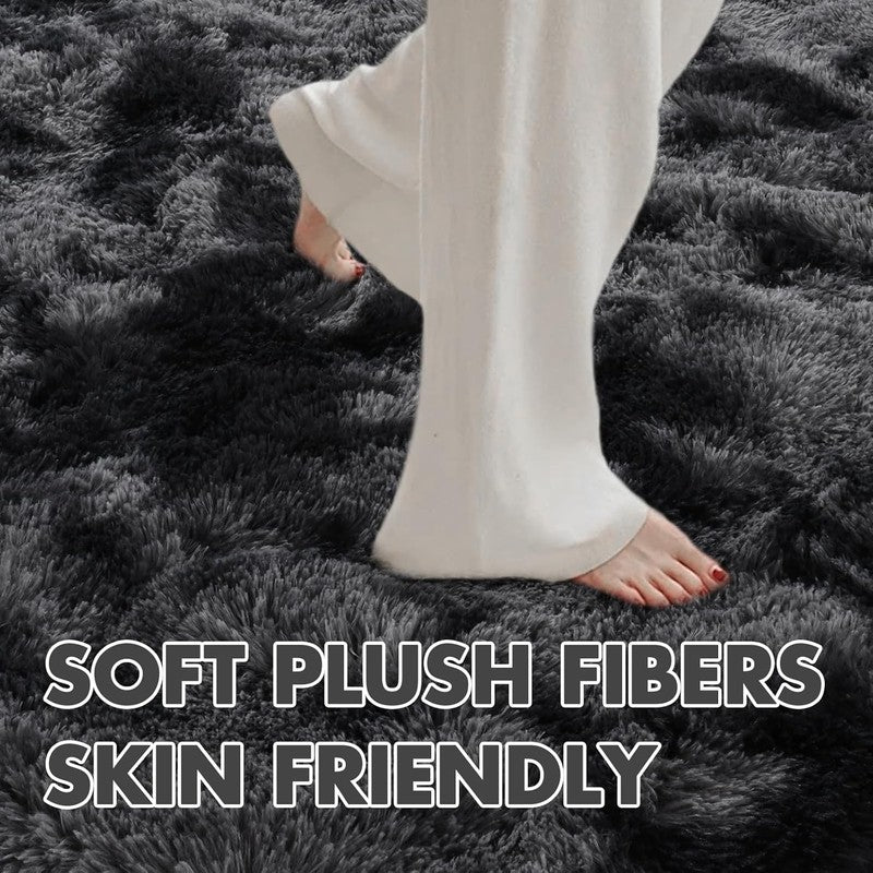 6X9 Ft Large Shag Rugs for Living Room Decor, Tie Dyed Ultra Soft Fluffy Furry A3