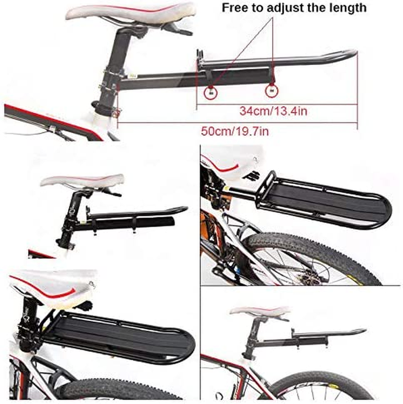 Aluminum Alloy Retractable Bike Cargo Rack   Easy Install Pannier Holder BK411