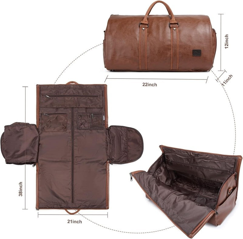 2in1 Garment Duffle Bag Hanging Suit Travel Carry On Business Men Women4