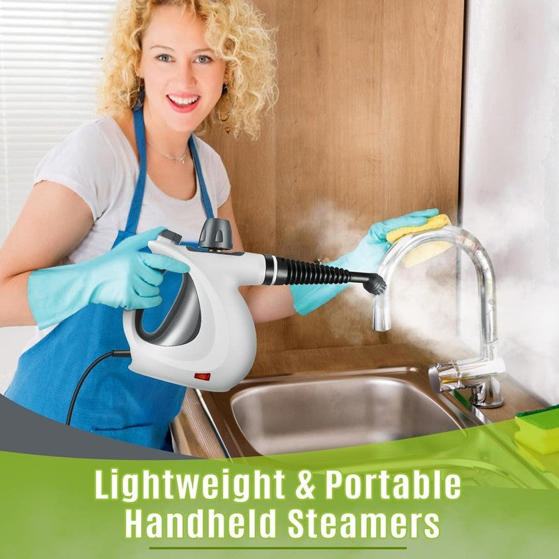 Handheld Multi-Surface Steam Cleaner with 12 Accessories for Home & Car7