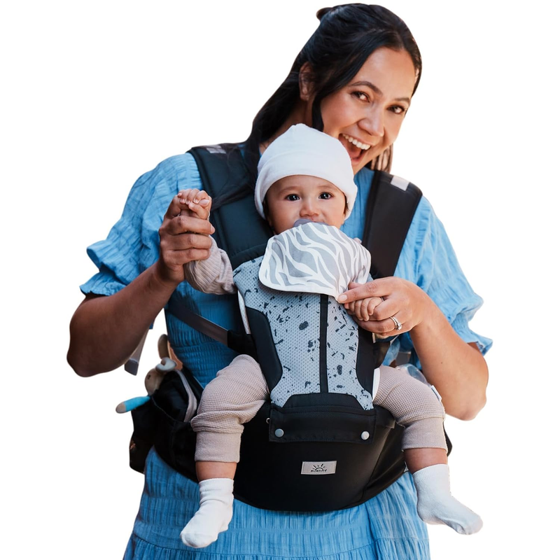 6-in-1 Safety-Certified Baby Carrier for Newborns to Toddlers, All Seasons8