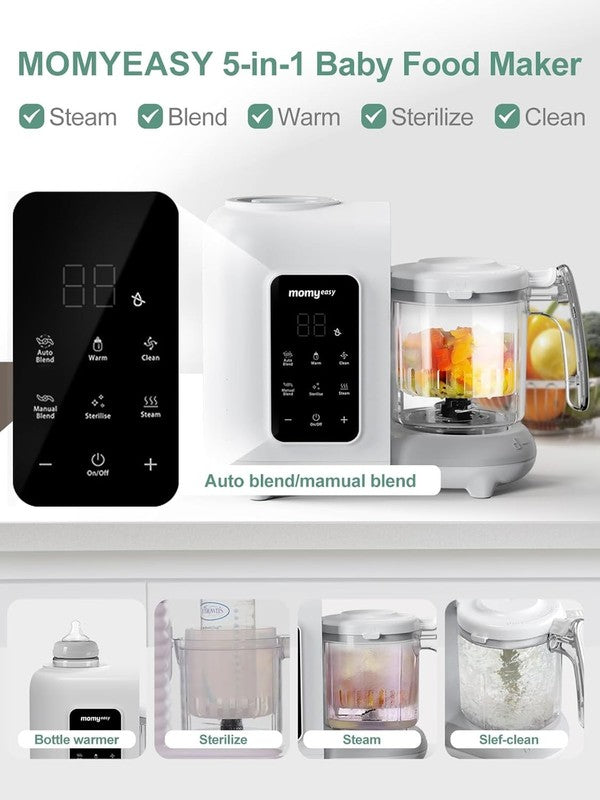 Baby Food Maker Steamer Blender Chopper Auto Cooking Touch Self-Clean BPA-Free8