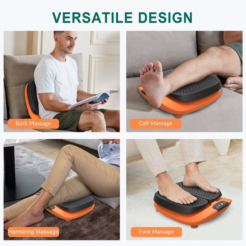 Foot Massager with Heat, Vibration Foot Massager for Blood Circulation, Gift2