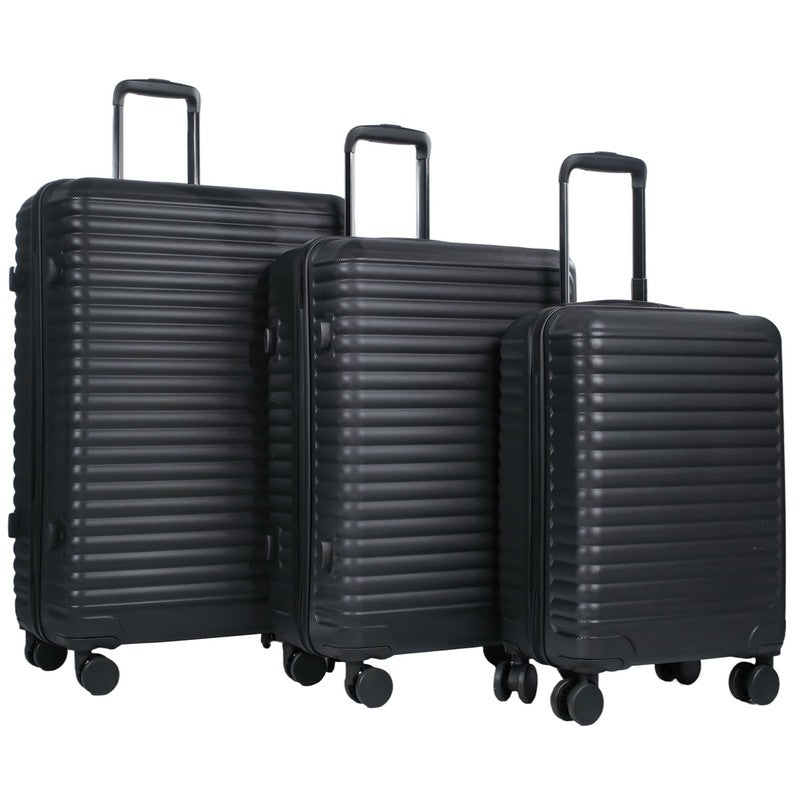 3 Piece Hardside Luggage Set Hardshell Lightweight Suitcase with TSA Lock Spinne4