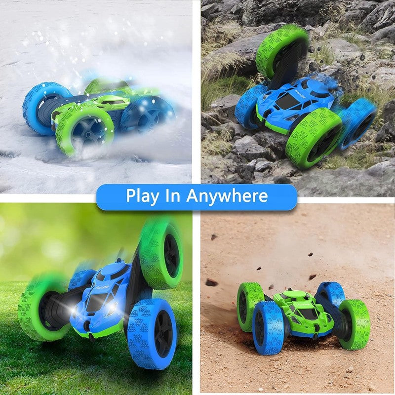 Remote Control Car for Kids, 360° Rotating Double-Sided RC Car with LED Headligh5