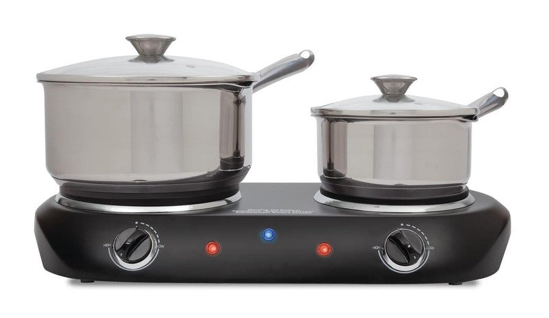 Double Burner, 1800 W, Black Electric Cooktop, 1 Each, Assembled Product7