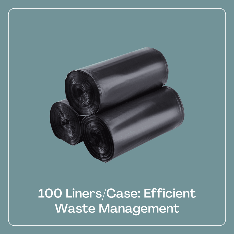 Heavy Duty 55 60 Gallon Black Trash Bags, 1.2 Mil, 100 Count, 38" X 58"3