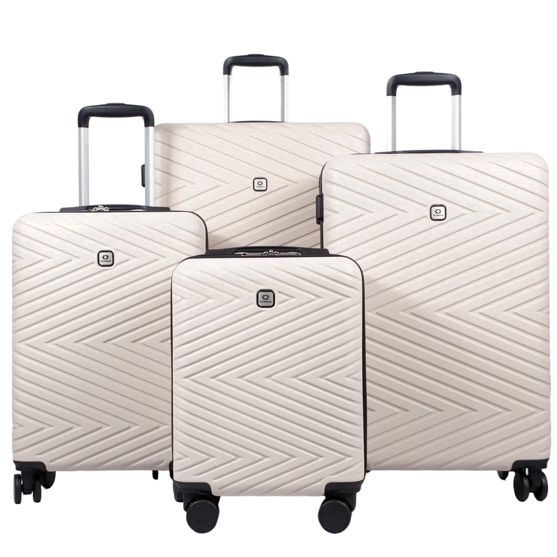 4 Piece Hardshell Luggage Set Hardside Lightweight Suitcase with TSA Lock Spinne8