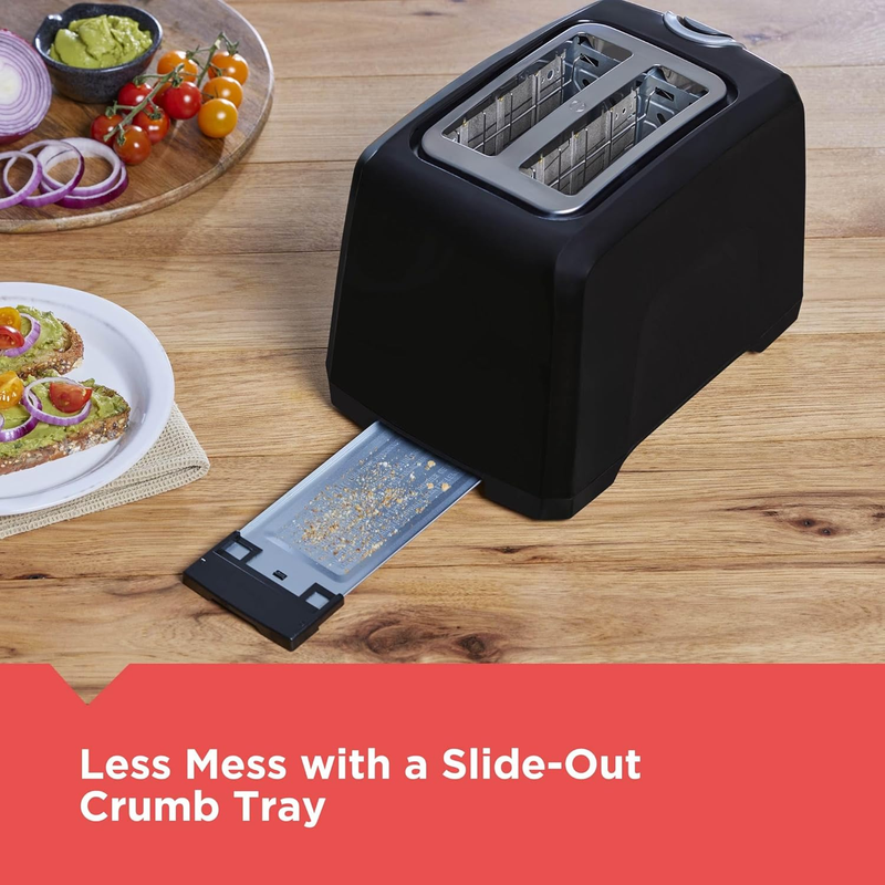 2-Slice Toaster, T2569B, Extra Wide Slots, 6 Shade Settings, 850 Watts, Crumb Tr5