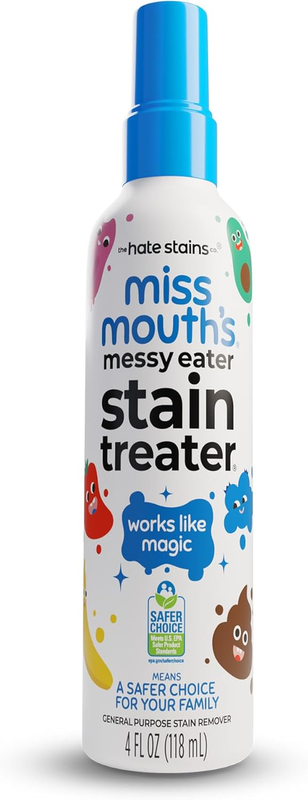 Messy Eater Stain Treater Spray 4oz Baby Food Grease Fabric Remover0