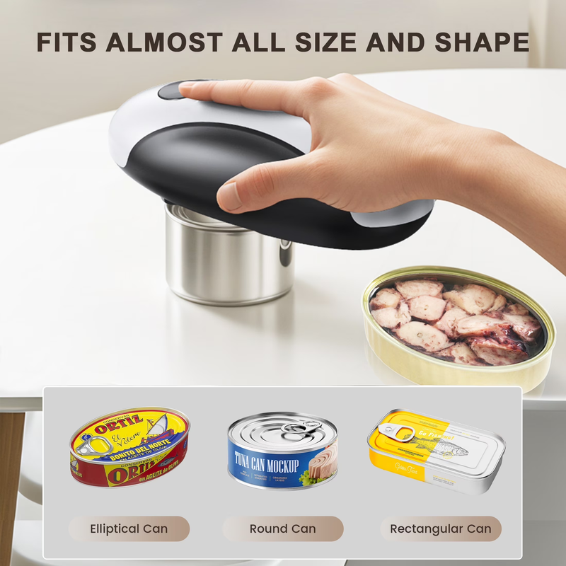 USB C Electric Can Opener Rechargeable Hands Free Smooth Edge Auto1
