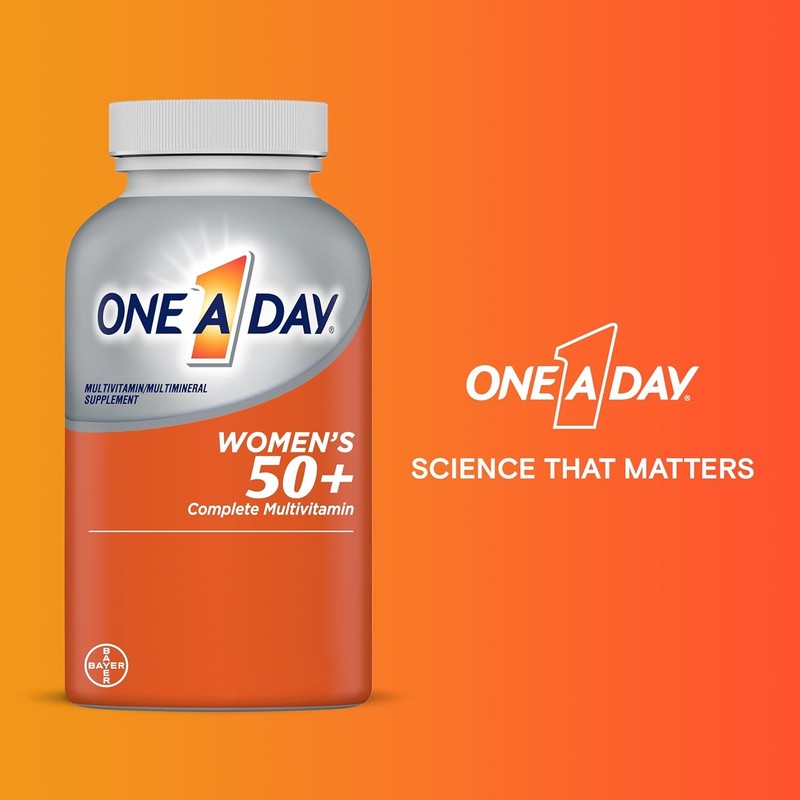 50+ Women's Multivitamins with Immune Support & Calcium, 200 Tablets6