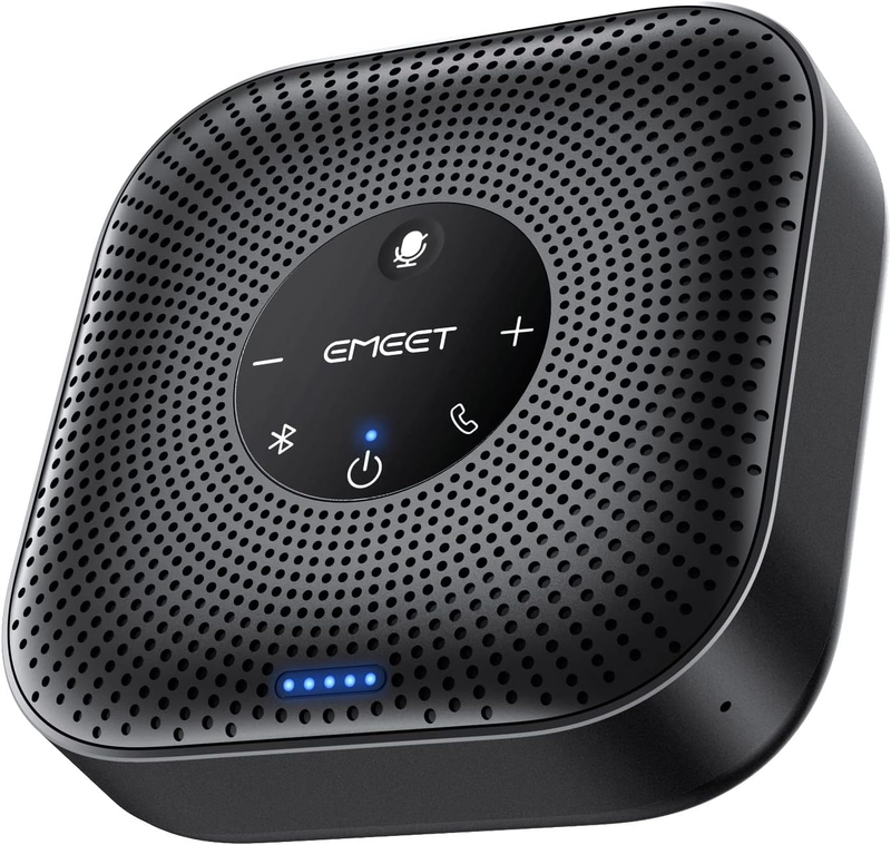 Conference Speakerphone M0 Plus, 4 AI Mics 360° Voice Pickup, Noise Reduction, U11