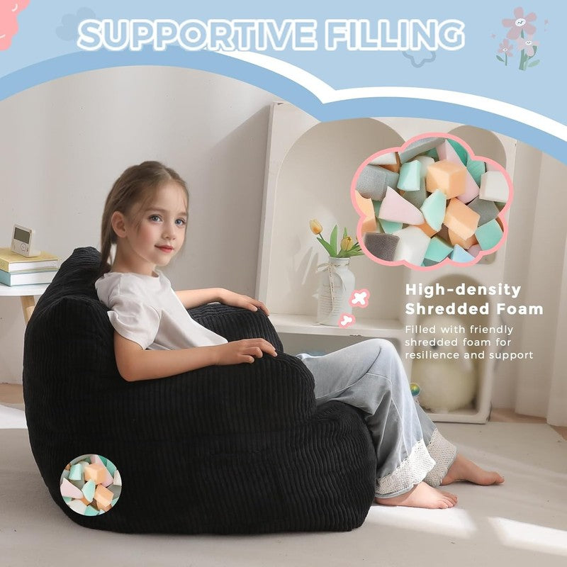 Kids Bean Bag Chair Toddler Sofa w Filler Lazy Floor Chair Gaming Reading3