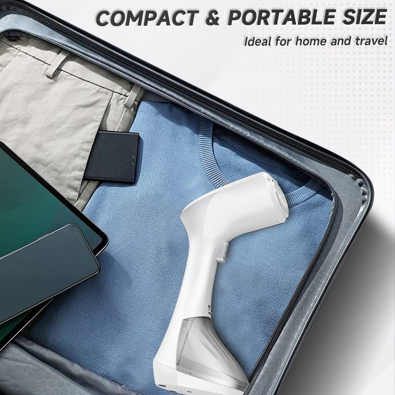 1300W Handheld Clothes Steamer, 260ML Tank, Portable Travel Steamer   White7
