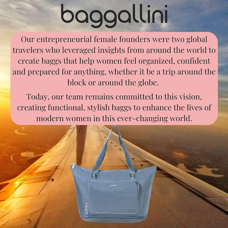 Carryall Expandable Lightweight Travel Tote 22" Packable Folding Compact Nylon W6