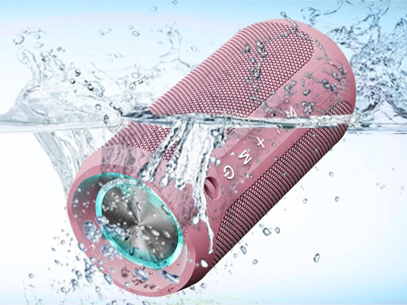 20H Bluetooth Speaker, IPX7 Waterproof, TWS, Bass, Portable, Pink3