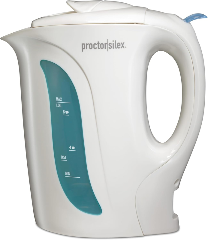 Electric Tea Kettle 1L 1000W Fast Boil Auto Shut Off Boil Dry Protection White8