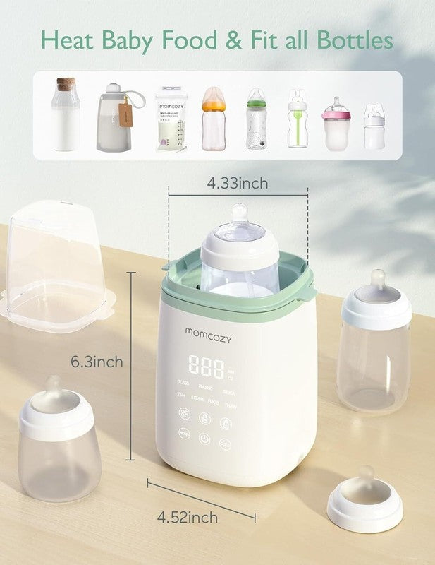 Baby Bottle Warmer, 6-In-1 Baby Milk Warmer with Smart Temperature Control, Brea6