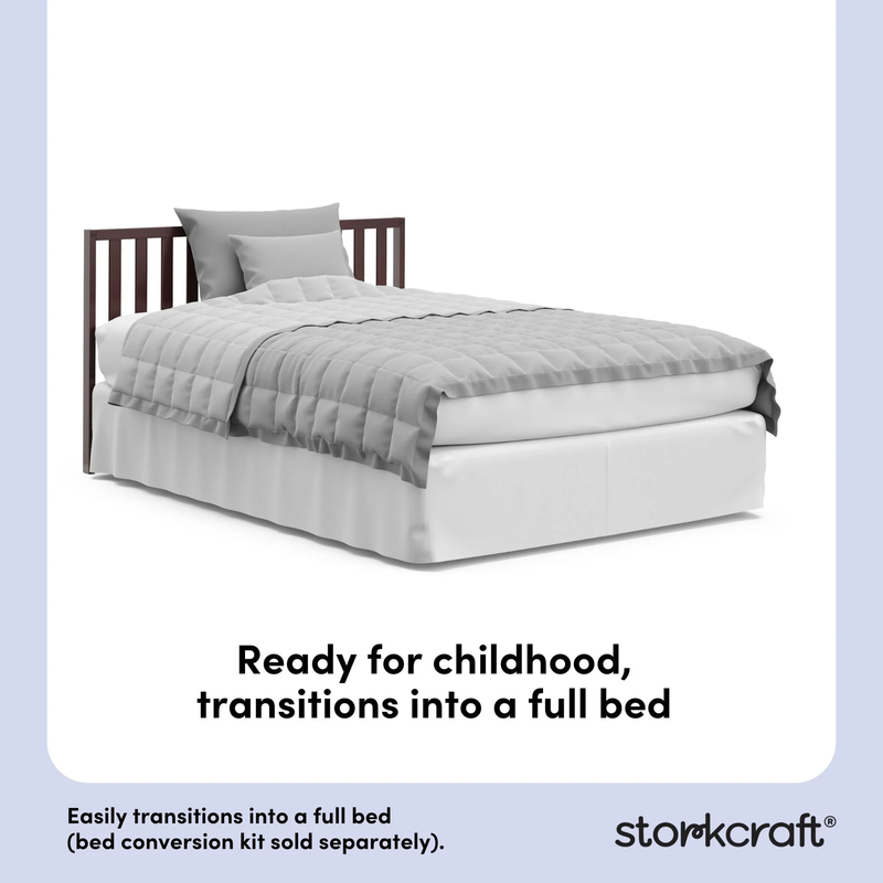 Sunset 4-In-1 Convertible Baby Crib, Espresso9