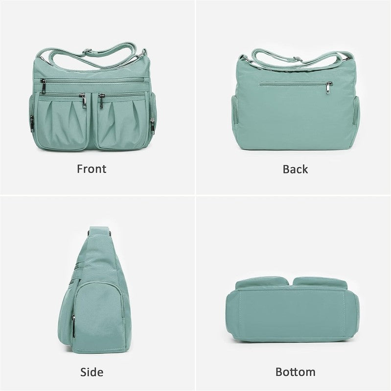 Women Crossbody Bag Waterproof Nylon Lightweight Shoulder Purse Handbag3