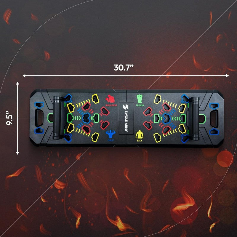 20-in-1 Solid Push Up Board Home Workout Multi-Functional Stands Men & Women3