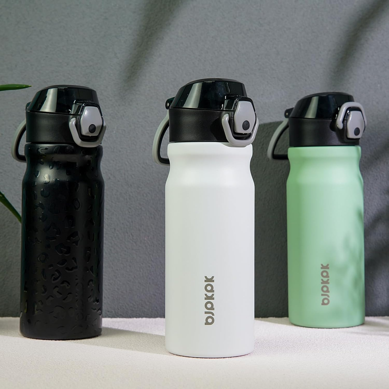 Water Bottle with Straw 18Oz Insulated Water Bottles Reusable Stainless Steel Me4