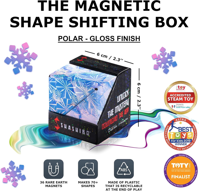Sensory Fidget Cube Stress Relief Shape Shifting 100+ Shapes Toy1