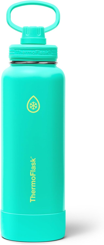 40oz Insulated Water Bottle Stainless Steel Spout Lid Leakproof Hot Cold10
